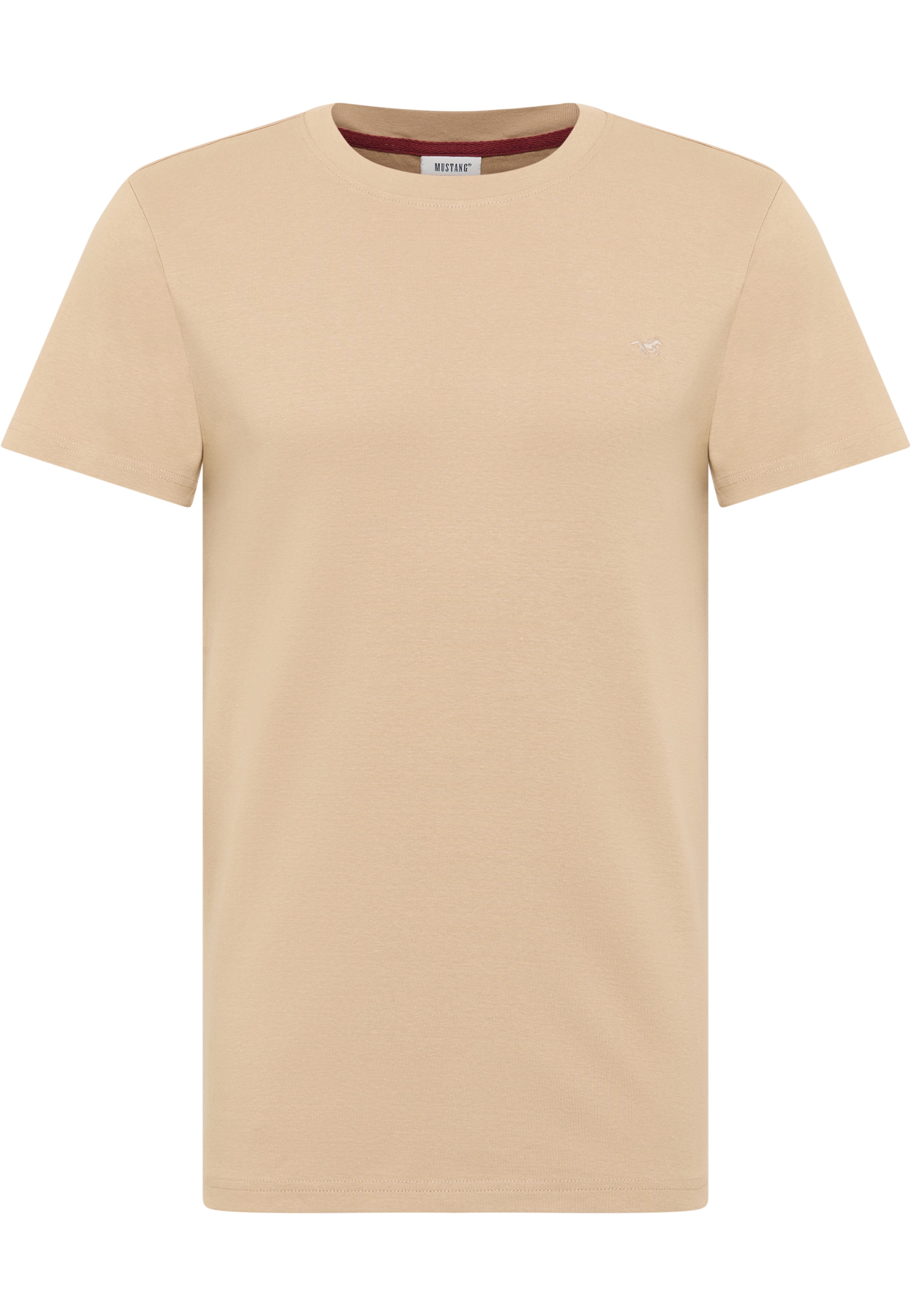 MUSTANG T-Shirt 'Style Allen' in Beige: Vorderseite