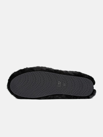 L37 HANDMADE SHOES Slipper 'BLACK LOTUS' in Schwarz