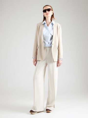 BOGNER Loose fit Pleat-Front Pants 'SUZY' in Beige