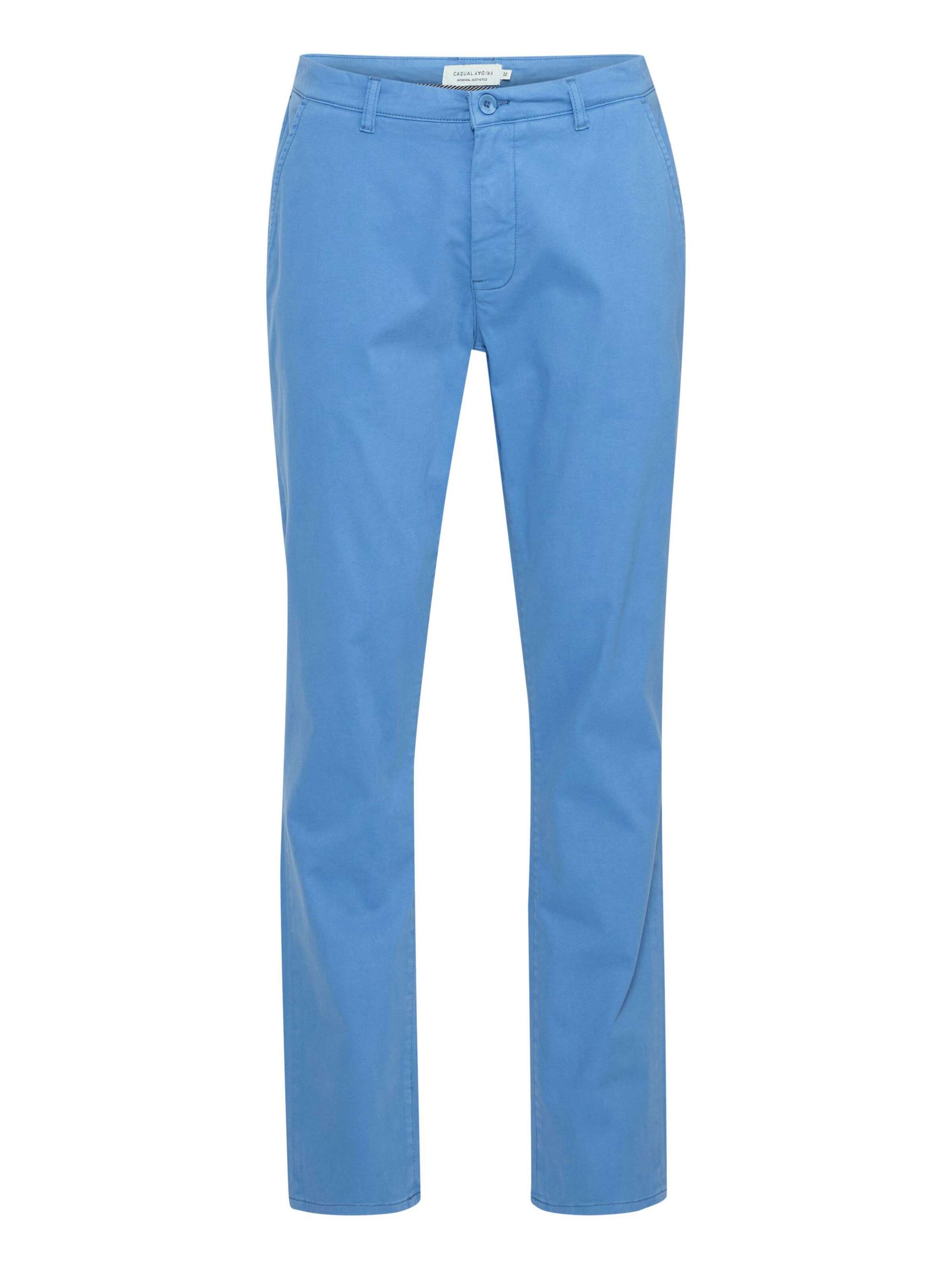 Casual Friday - Pantalón chino 'CFViggo' en azul: frente
