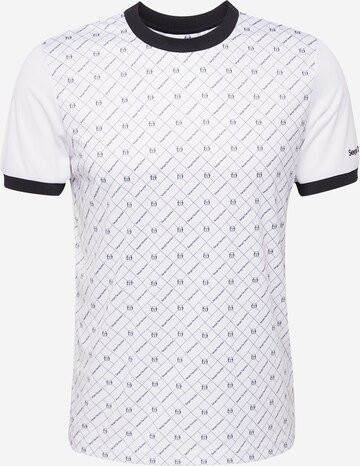 Sergio Tacchini Functioneel shirt 'DIAMANTE' in Wit: voorkant