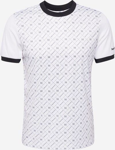 Sergio Tacchini Functioneel shirt 'DIAMANTE' in de kleur Navy / Zwart / Wit, Productweergave