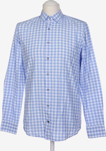 JOOP! Button Up Shirt in M in Blue: front