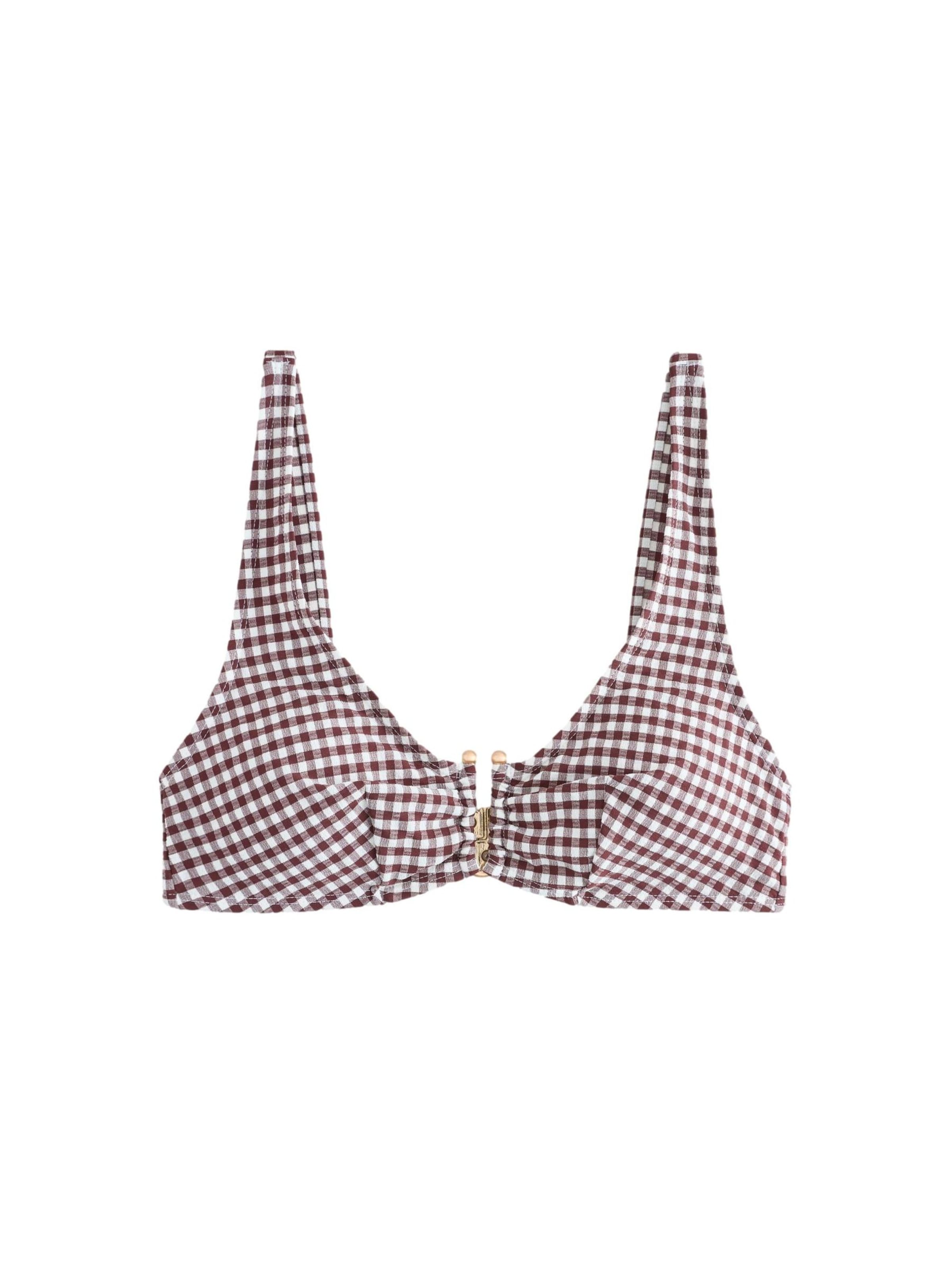 Next Triangel Bikinitop in Lila: Vorderseite