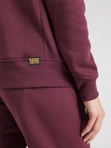 Sweat-shirt 'Premium Core 2.0' G-STAR en rouge
