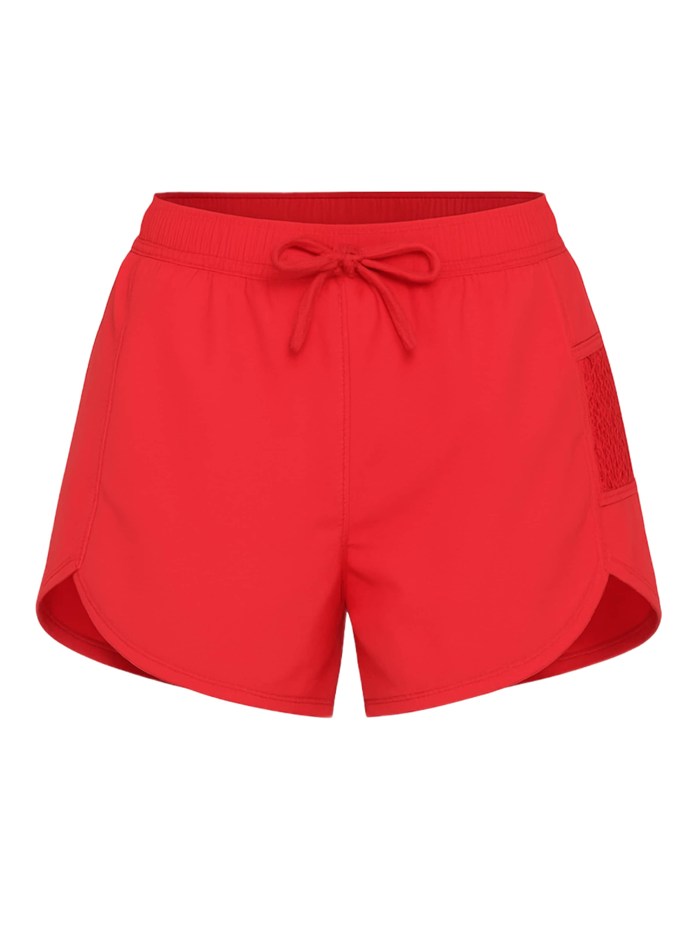 C&City Regular Zwemshorts in Rood: voorkant