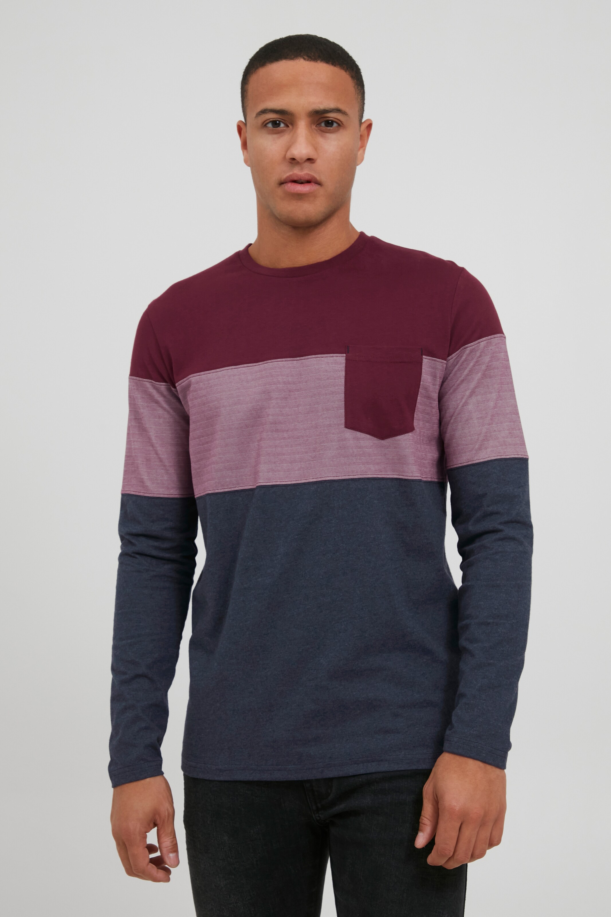 Männer Große Größen INDICODE JEANS Langarmshirt 'Amadeo' in Helllila - IT77333 Männer Große Größen INDICODE JEANS Langarmshirt 'Amadeo' in Helllila - IT77333