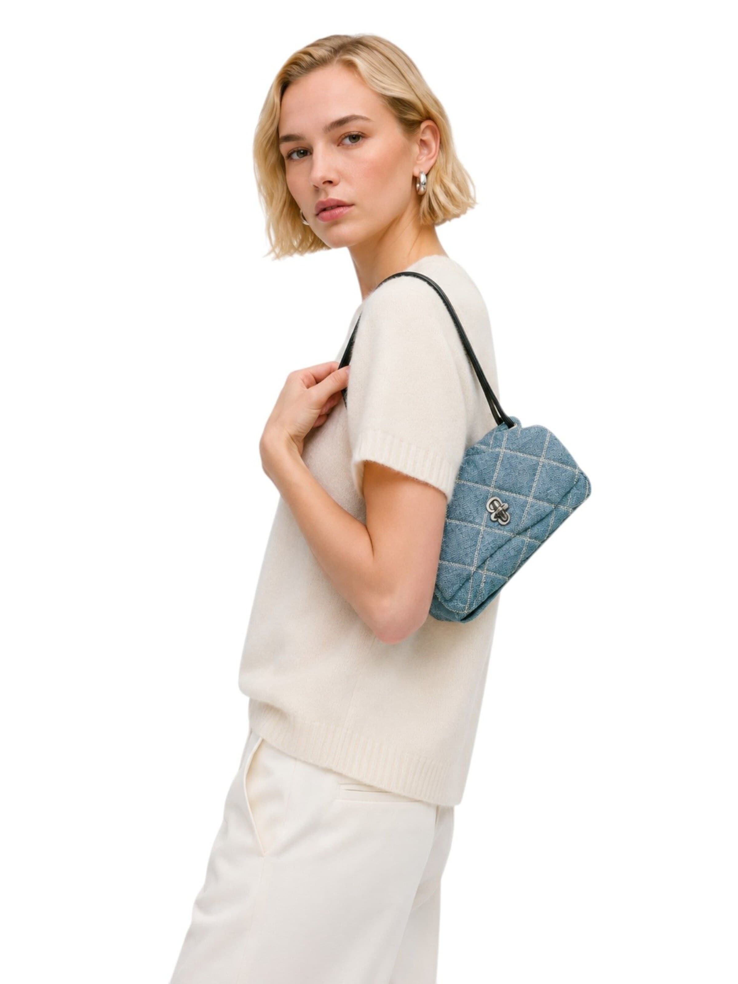Borsa a spalla 'Mini Dual Shoulder' di Marc Jacobs in blu