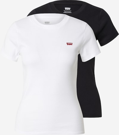 LEVI'S ® Majica 'Essential Tee (2-Pack)' u crna / bijela, Pregled proizvoda