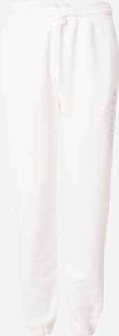 HOLLISTER Tapered Broek in Wit: voorkant