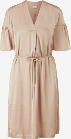 Robe s.Oliver BLACK LABEL en beige : devant