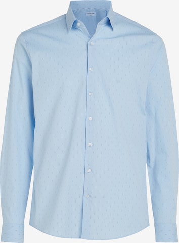 Calvin Klein Slim fit Business Shirt in Blue: front