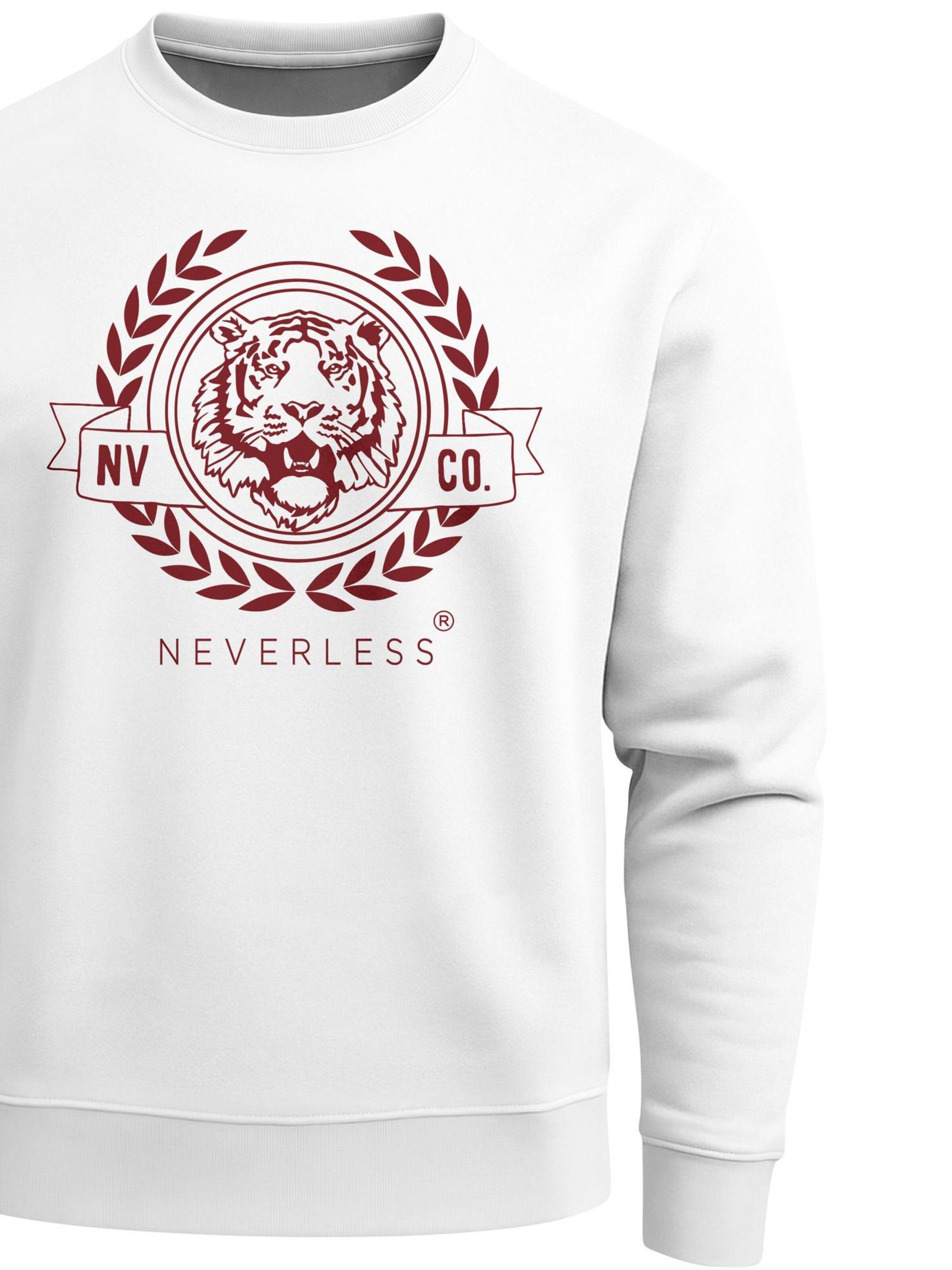 Neverless Sweatshirt 'Old School' in White