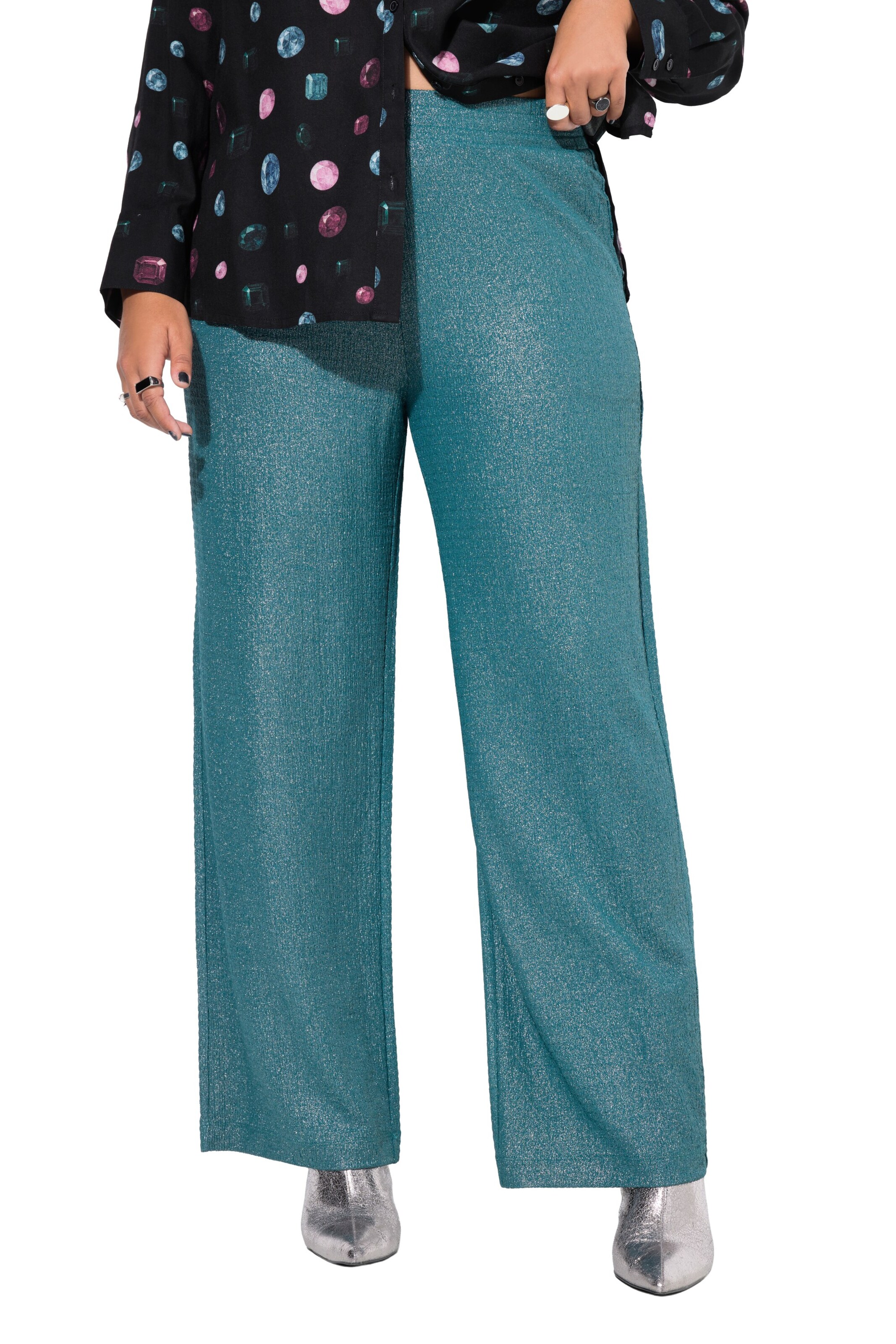 Studio Untold Regular Broek in Blauw: voorkant