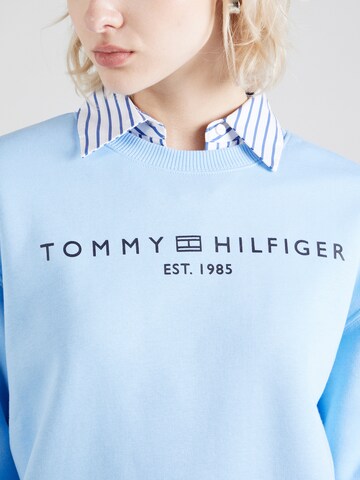 TOMMY HILFIGER Sweatshirt in Blau