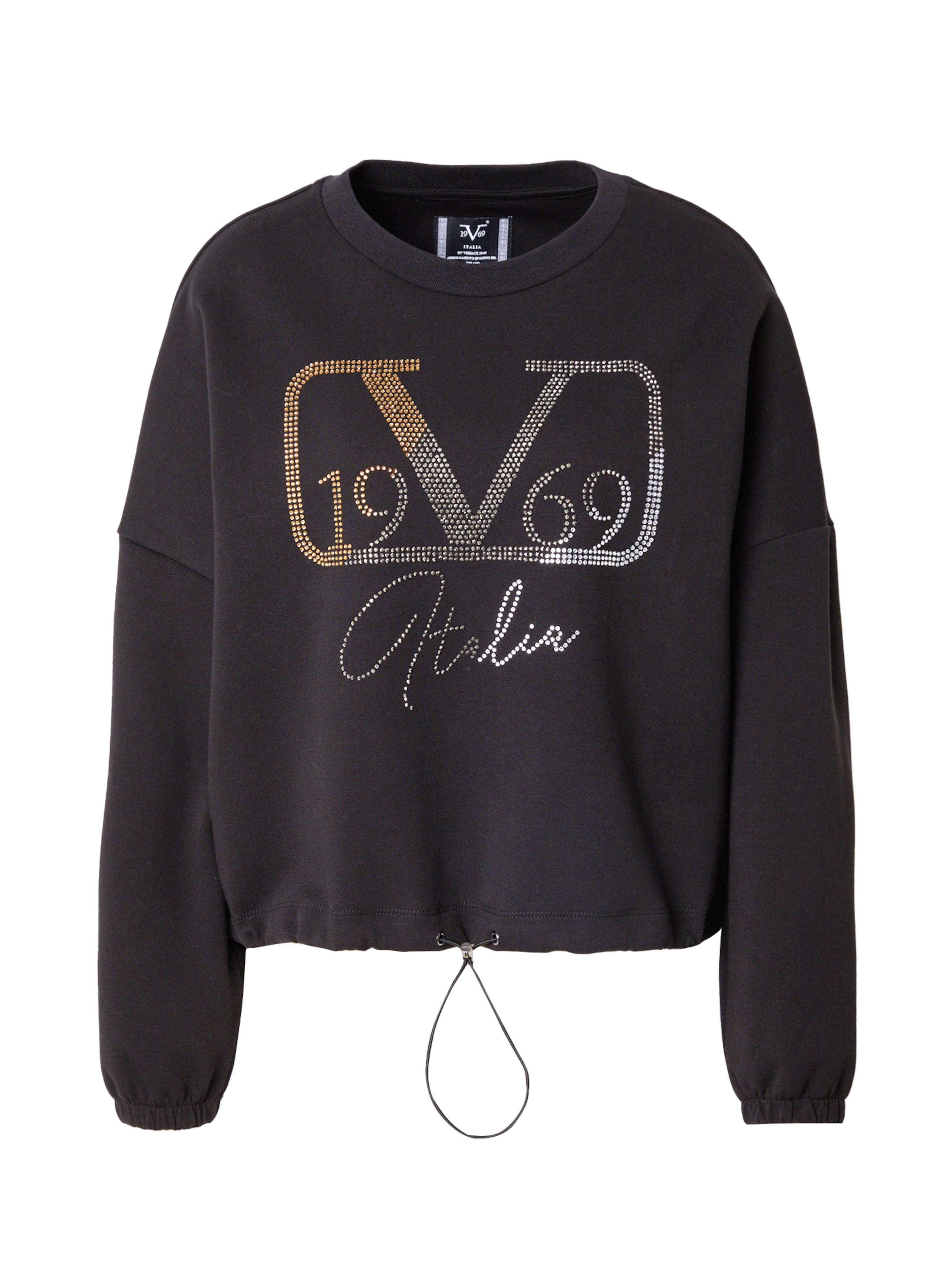 19V69 ITALIA Dressipluus 'ALISA', värv must: eest vaates