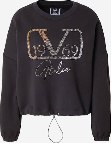 19V69 ITALIA Sweatshirt 'ALISA' i svart: framsida
