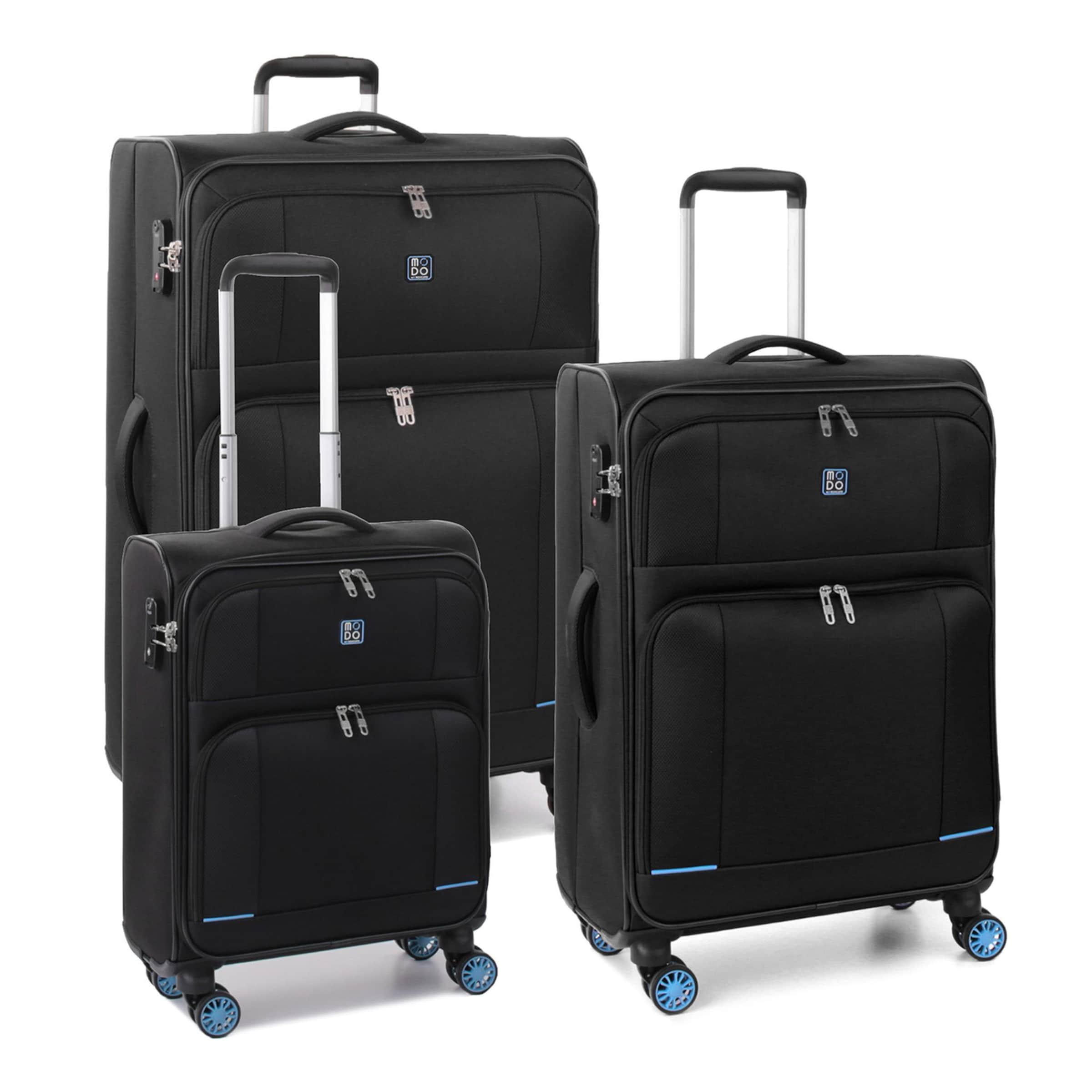 Ensemble de bagages MODO by Roncato en noir : devant