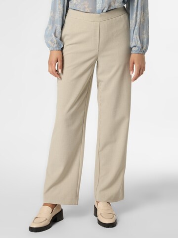 MSCH COPENHAGEN Wide leg Pants 'Jaida' in Beige: front