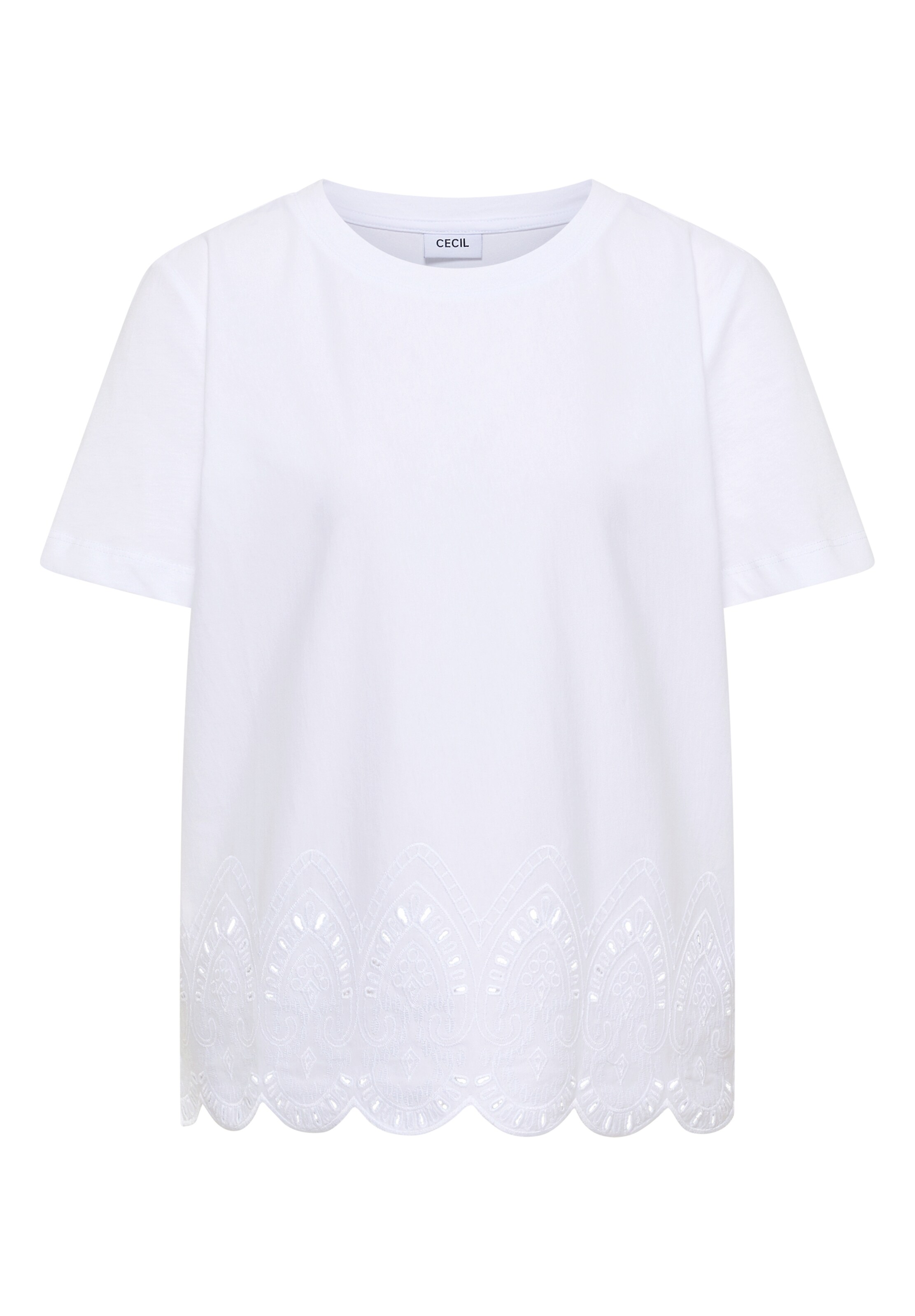 CECIL T-Shirt in Weiß: Vorderseite