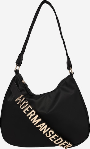 Hoermanseder x About You Shoulder Bag 'Polly' in Black: front