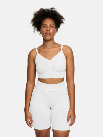 cfab (formerly creamy fabrics) Shapingbroek 'High Waisted Shaping Shorts' in Wit