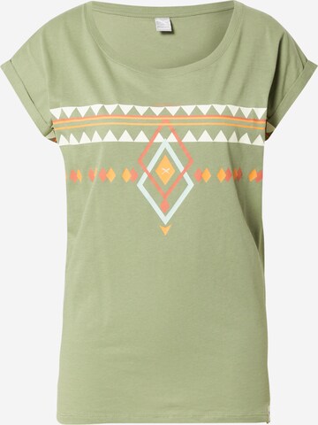 T-shirt 'Hopi' Iriedaily en vert : devant