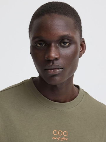 BLEND Shirt ' BHKyle Backprint ' in Green