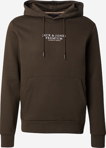 Sweat-shirt 'JPRBLUARCHIE' JACK & JONES en vert : devant