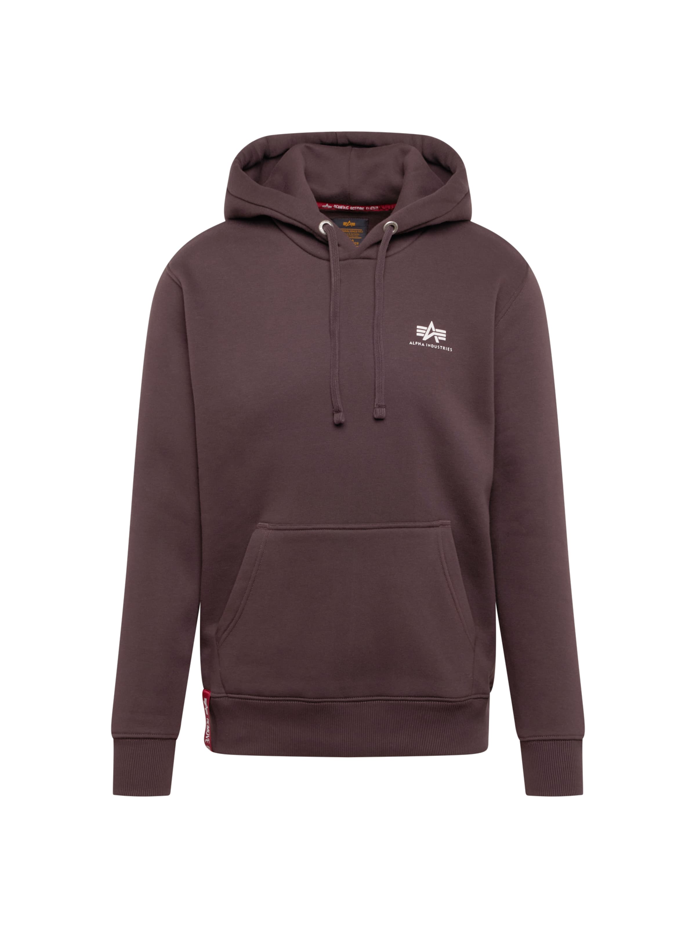 ALPHA INDUSTRIES Bluzka sportowa w kolorze brązowy: przód