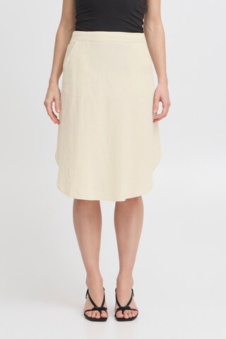b.young Skirt 'BYFalakka' in Beige: front