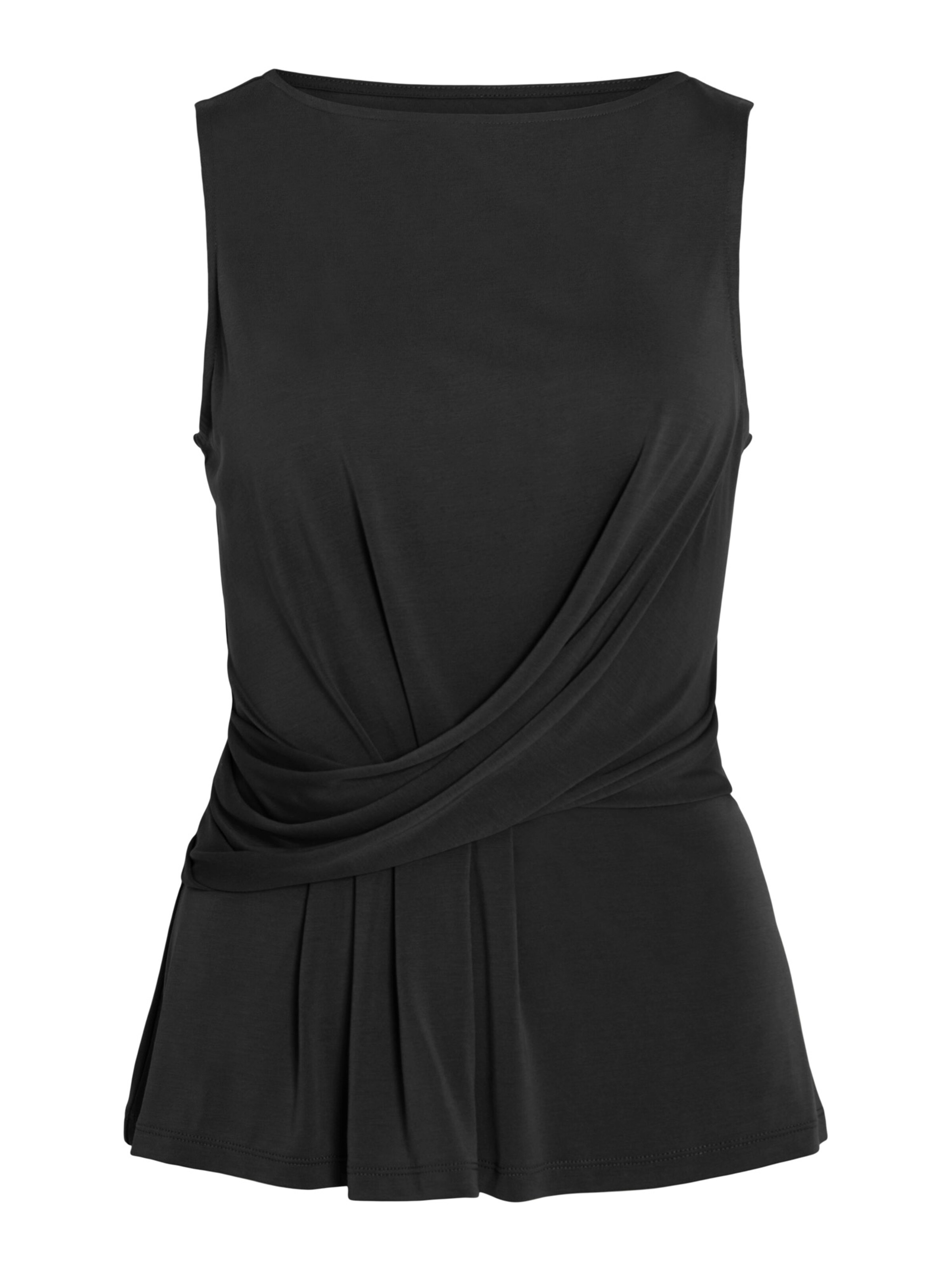 VILA Top 'VIMODALA' w kolorze czarny: przód