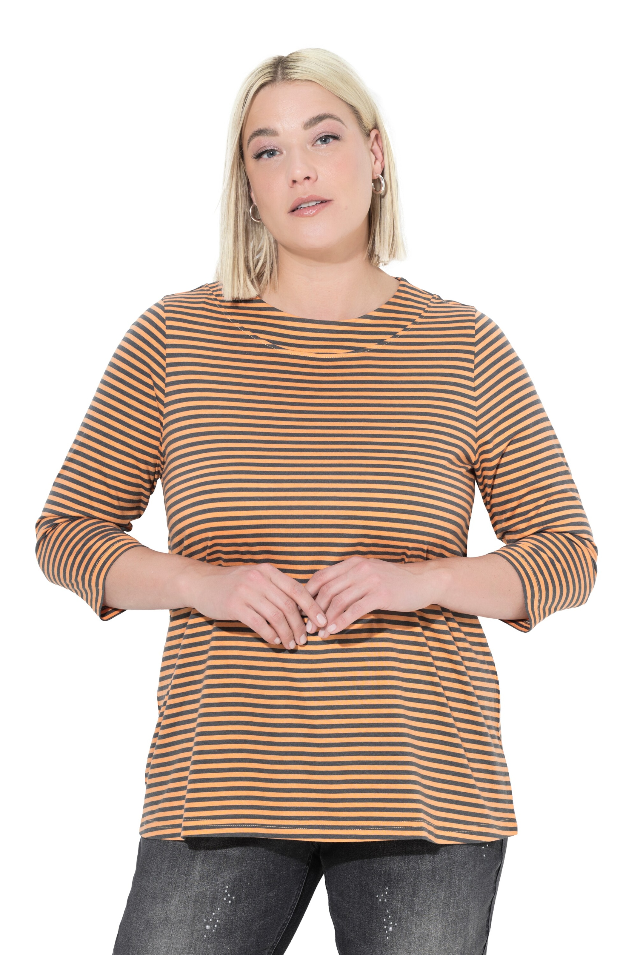 Ulla Popken Shirt in Orange: front