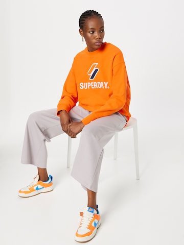 oranžinė Superdry Megztinis be užsegimo