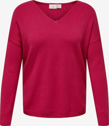 ONLY Carmakoma Sweater 'MARGARETA' in Red: front