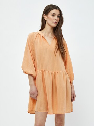 Peppercorn Shirt Dress 'Robe Emma' in Orange: front