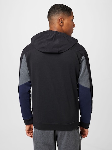 ADIDAS SPORTSWEAR Sports sweat jacket 'Essentials Colorblock ' in Black