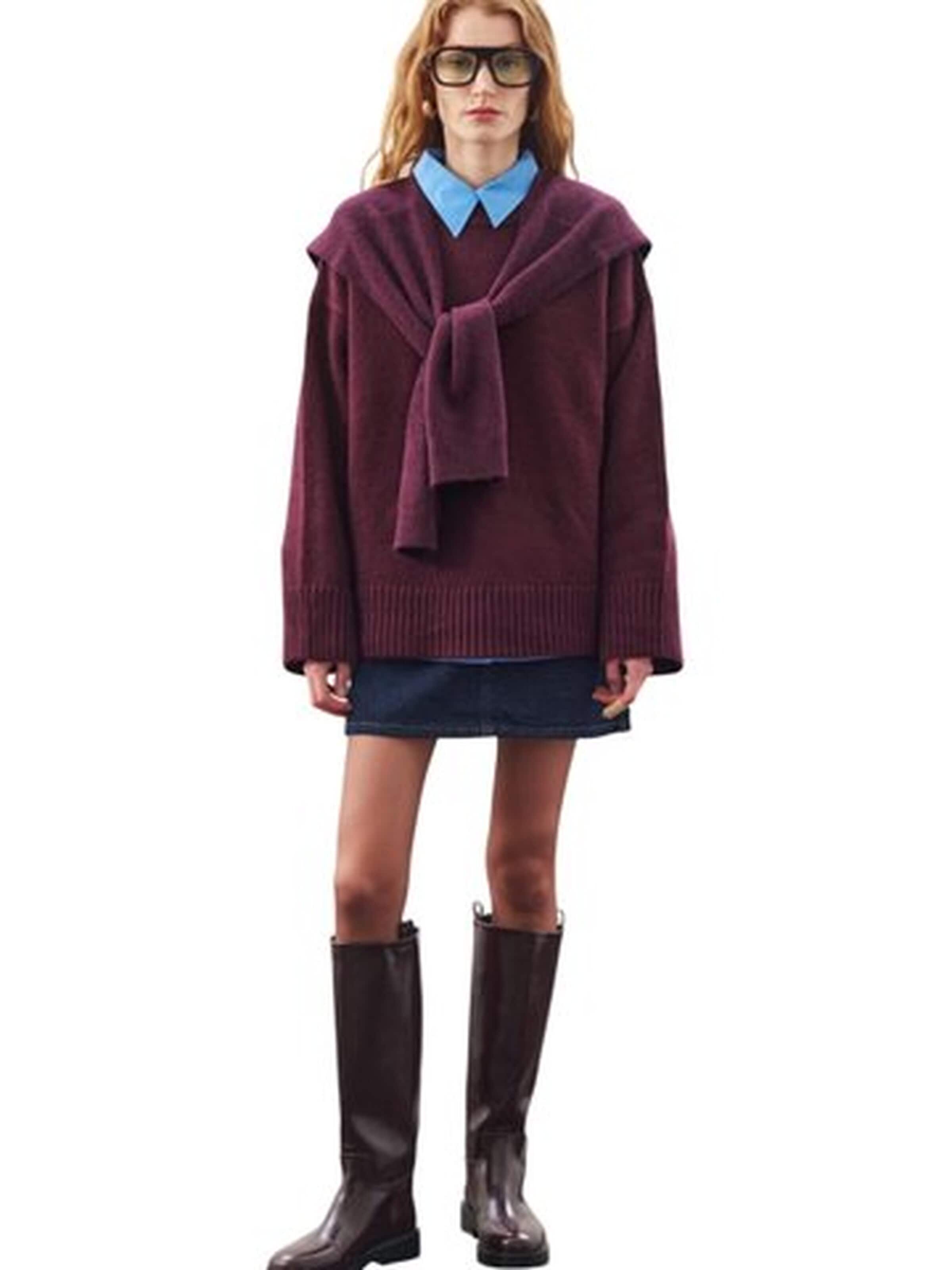 MANUKA Fleecejacke‌‌ in Rot: Vorderseite