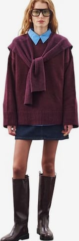 MANUKA Fleecejacke in Rot: Vorderseite