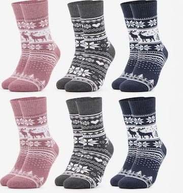 Occulto Socken 'Smilla' in Mischfarben: predná strana