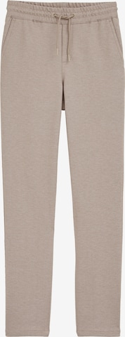 WE Fashion Slimfit Broek in Beige: voorkant