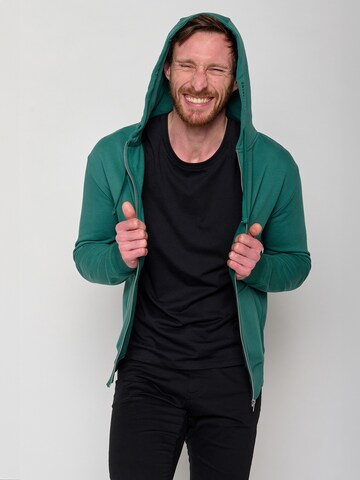 Giacca di felpa di GREENBOMB in verde: frontale