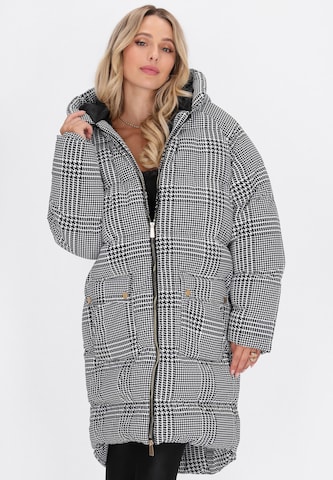 faina Välikausitakki värissä musta: etupuoli