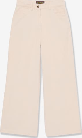 Wide leg Pantaloni di TIMBERLAND in beige: frontale