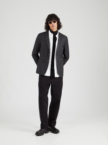 SELECTED HOMME Слим Пиджак 'SLHCEDRIC' в Серый