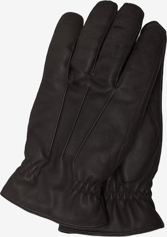 KESSLER Fingerhandschuhe 'James' in Schwarz: Vorderseite