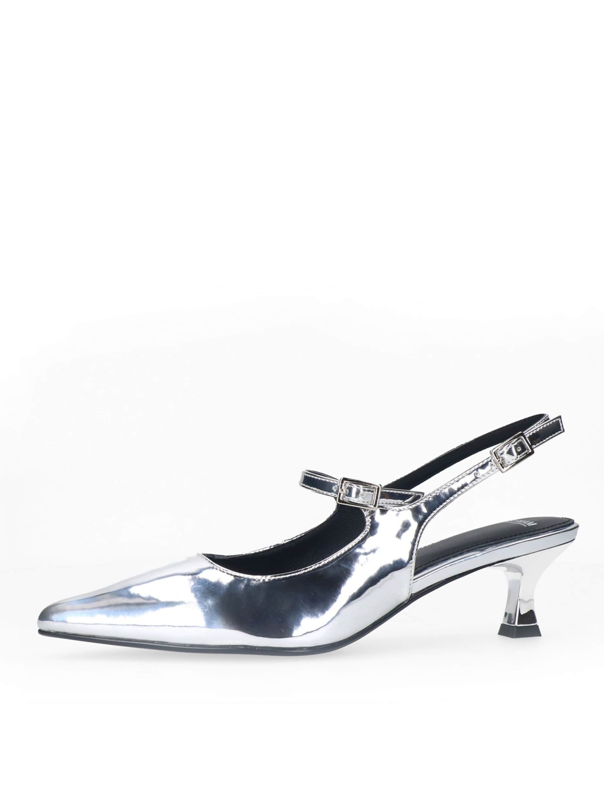 MANFIELD Slingpumps in silber, Produktansicht