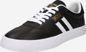 Polo Ralph Lauren Sneaker 'COURT VLC-SNEAKERS-LOW TOP LAC' in Schwarz: predná strana