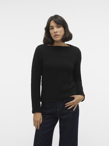 VERO MODA Sweater 'ZELDA' in Black: front