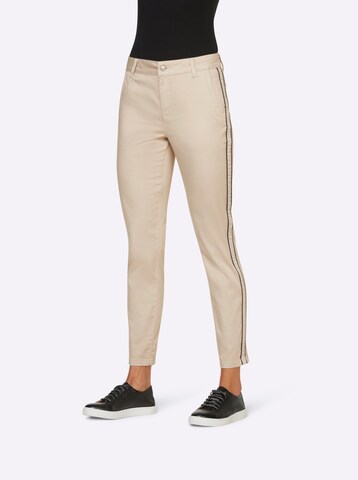 regular Pantaloni chino di heine in beige: frontale